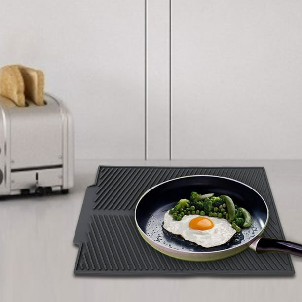 ACOUTO Heat Insulated Pad,Extra Large Dish Drying Mat Premium Heat Resistant Silicone Pad, Drain