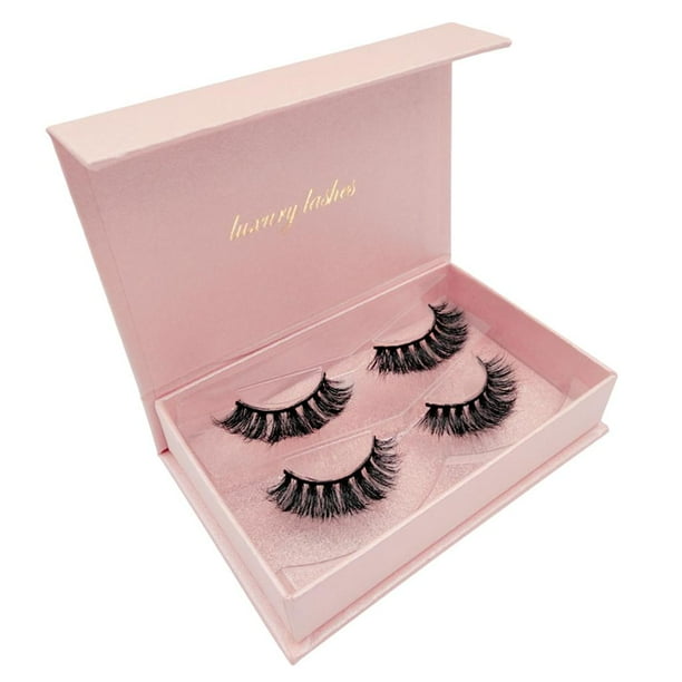 Extensiones de Pestañas Postizas Sunnimix 3D 2 pares Maquillaje falsas pestañas