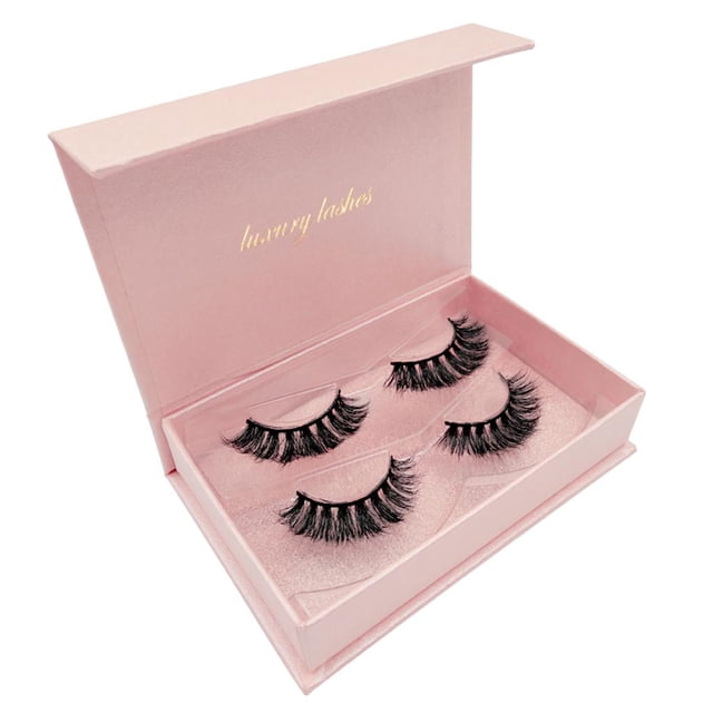 Extensiones de Pestañas Postizas Sunnimix 3D 2 pares Maquillaje falsas pestañas