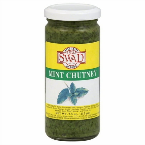 Swad Mint Chutney 7.5 oz (Pack of 12)