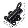 thumbnail image 2 of Door And Window Locks 2-Pack Aluminum Alloy Automatic Window Spring Locks for Doors and Windows Security Hardware(Black) Rkxzt, 2 of 7