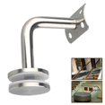 thumbnail image 2 of Ruibeauty Silver Stair Handrail Bracket Bannister Wall Support Hand Rail Balustrade Strong, 2 of 5