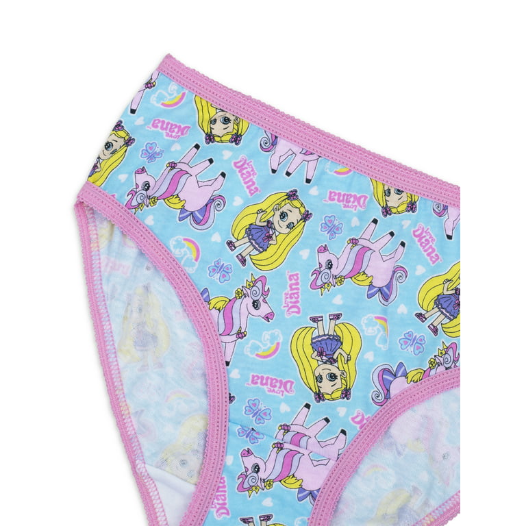 Disney princess girls brief underwear 7-pack, sizes 4-8, 1 ea