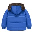 thumbnail image 3 of Baby Boys Girls Winter Coat Cute Bear Ear Hooded Jacket Warm Outerwear Padded Puffer with Pockets Baby Boy Girl Winter Clothes 7T, 3 of 3