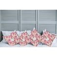 thumbnail image 2 of Ambesonne Floral Throw Pillow Cover 4 Pack, Bloom Bouquet Romance, 18", Pink Grey, 2 of 5