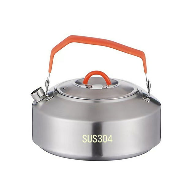 Guardoinrt Stainless Steel Pot With Anti Scald Handle Daily Water Boiling Needs Tea Kettle Stainless Steel 1L [with storage bag