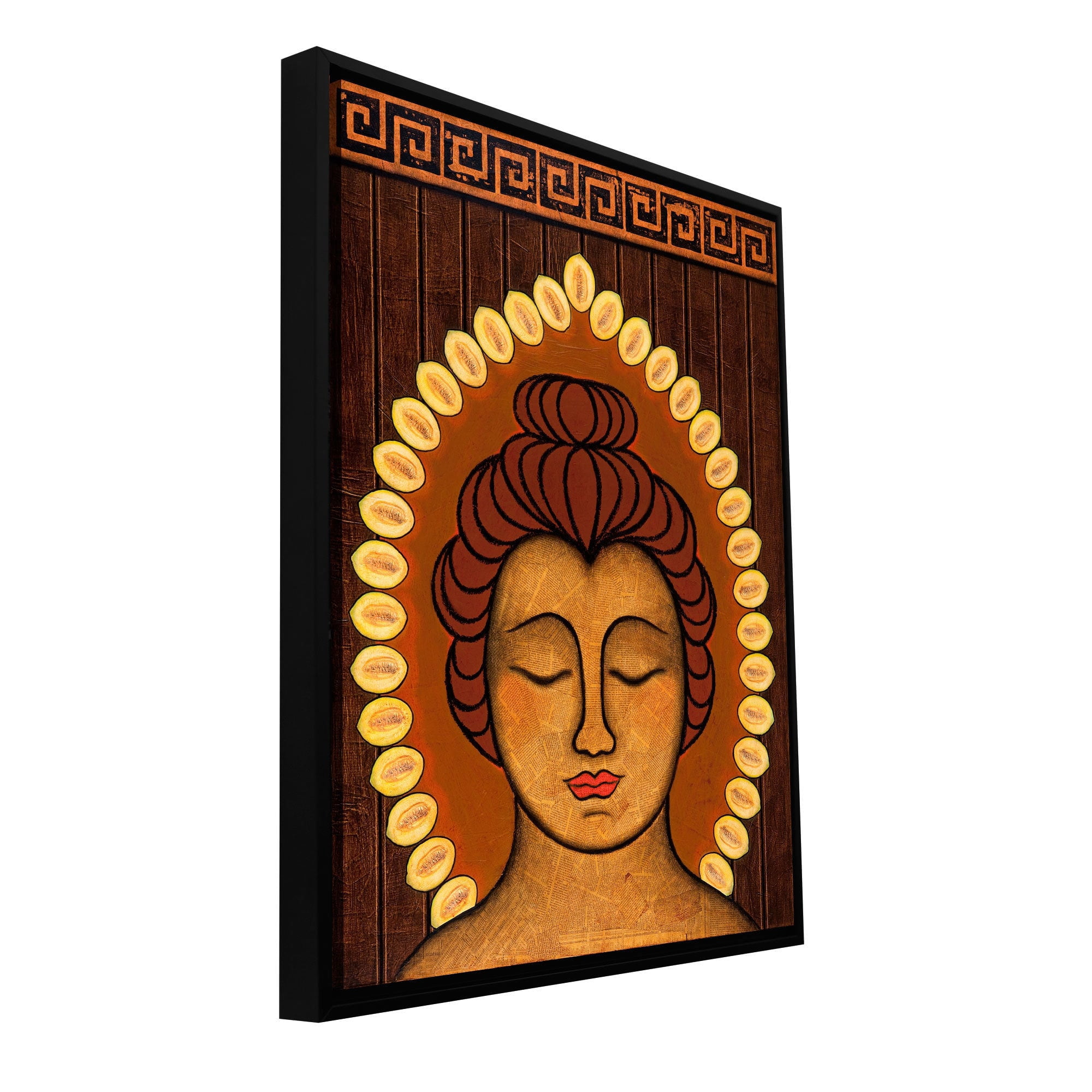 Gloria Rothrock "Radiant Peace" Floater-Framed Gallery-Wrapped Canvas