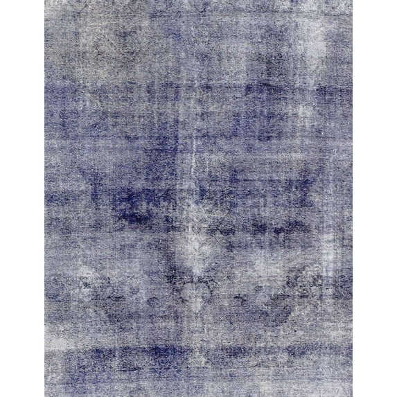 Ahgly Company Machine Washable Indoor Rectangle Abstract Blue Gray Area Rugs, 2' x 3'