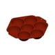 thumbnail image 3 of Fiudx Molde Grande para Tartas, Diseño Semicircular Marrón, Material Antiadherente Duradero, Apto para Microondas y Congelador, Perfecto para Magdalenas, Chocolates, Gelatina, Helado y Jabón, 24,5 X, 3 of 6