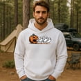 thumbnail image 4 of Spooky Season Halloween Pumpkin Chasing Ghost – T-Shirt, Hoodie & Sweatshirt – Fun Halloween Apparel – Perfect for Fall, 4 of 6