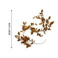 thumbnail image 3 of Magnolia Leaf Flower Wreath for Autumn Fireplace Table Decoration Indoor Outdoor Seasonal Home Ornament, 3 of 6