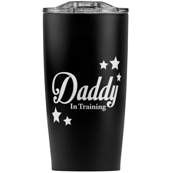 Father Dad Daddy In Training Stainless Steel 20 oz Travel Tumbler, Vacuum Insulated & Double Wall with Leakproof Sliding Lid | Great for Coffee/Hot Drinks and Cold Beverages