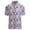 Red, variant on Womens Printed Polo Shirt Summer Short Sleeve V Neck Collared T-Shirt Loose Fit Casual Graphic Polo Breathable Athletic Fashion Top