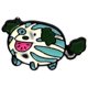 thumbnail image 2 of HomeKingdee Watermelon Dog Brooch - Alloy Cartoon Sweater Pin Decoration for Kids Girls Women Gift, 2 of 5