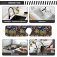 thumbnail image 6 of Ethnic Floral Bird Sink Splash Guard for Faucet 2 Packs Faucet Absorbent Mats, Colorful Vintage Faucet Handle Drip Catcher Quickly Drying Mat for Kitchen Counter Bathroom RV, 14.9"x5.5", 6 of 7