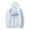White, variant on Freya Skye Silent Treatment Hoodie Women Men Long Sleeve Pullover Casual Hooded Sweatshirt