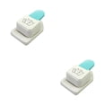 thumbnail image 2 of braveheart Zinc Alloy Rounded Corner Punch Portable Gift Label Crafts Photo Greeting Card Handicraft Tag Maker Punching Tool Square 2Set, 2 of 6