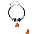 thumbnail image 2 of Delight Jewelry Resin Laughing Buddha Big Sister Celtic Knot Leather Bead Bracelet, 7"+2" Extender, 2 of 4