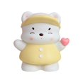 thumbnail image 3 of Hucha para niños, estatuilla de oso, artesanías decorativas coleccionables de escritorio, decoración delicada para el hogar, hucha, tarro de regalo de con corazón, 3 of 8