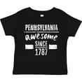 thumbnail image 3 of Inktastic Pennsylvania Awesome Since 1787 Boys or Girls Toddler T-Shirt, 3 of 5
