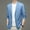 Light Blue, variant on SCSAlgin Men's Slim Fit Casual Solid Color One Button Blazer Jacket