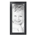 thumbnail image 2 of ArtToFrames 8" x 18" Galleria Noir Picture Frame, 8x18 inch Black MDF Poster Frame (WOM-4083), 3 Pack, 2 of 7