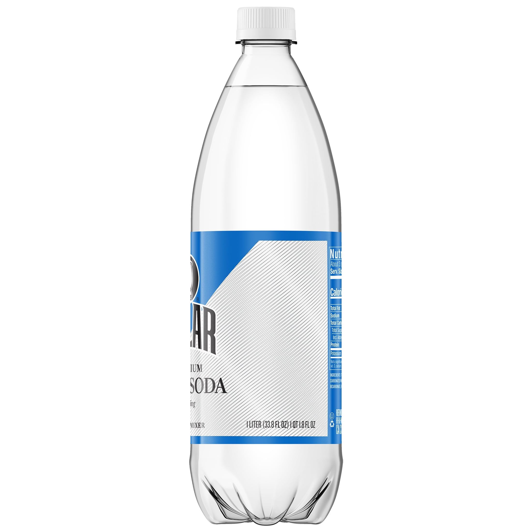 Polar Beverages Club Soda Classic Cocktail Mixer, 1-Liter