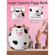 thumbnail image 3 of Cow Piggy Bank, Kids Money Bank for Boys, Cute Coin Bank Large Piggy Banks, 3 of 5