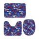 thumbnail image 4 of Juego de alfombras de baño de 3 piezas Bills Team Alfombra antideslizante para baño 31,5 x 20 pulgadas, 4 of 7