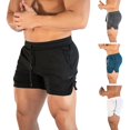 thumbnail image 2 of Men's Quick Dry Athletic Gym Shorts with Pocket Adjustable Waist For Running, 2 of 16