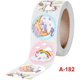 thumbnail image 4 of 1000 Unicorn Stickers - 1" Round Rainbow Unicorns Sticker Rolls, 2 Rolls 500 Stickers Each Roll In Bulk, For Girls & Kids, Unicorn Themed Birthday Par, 4 of 4