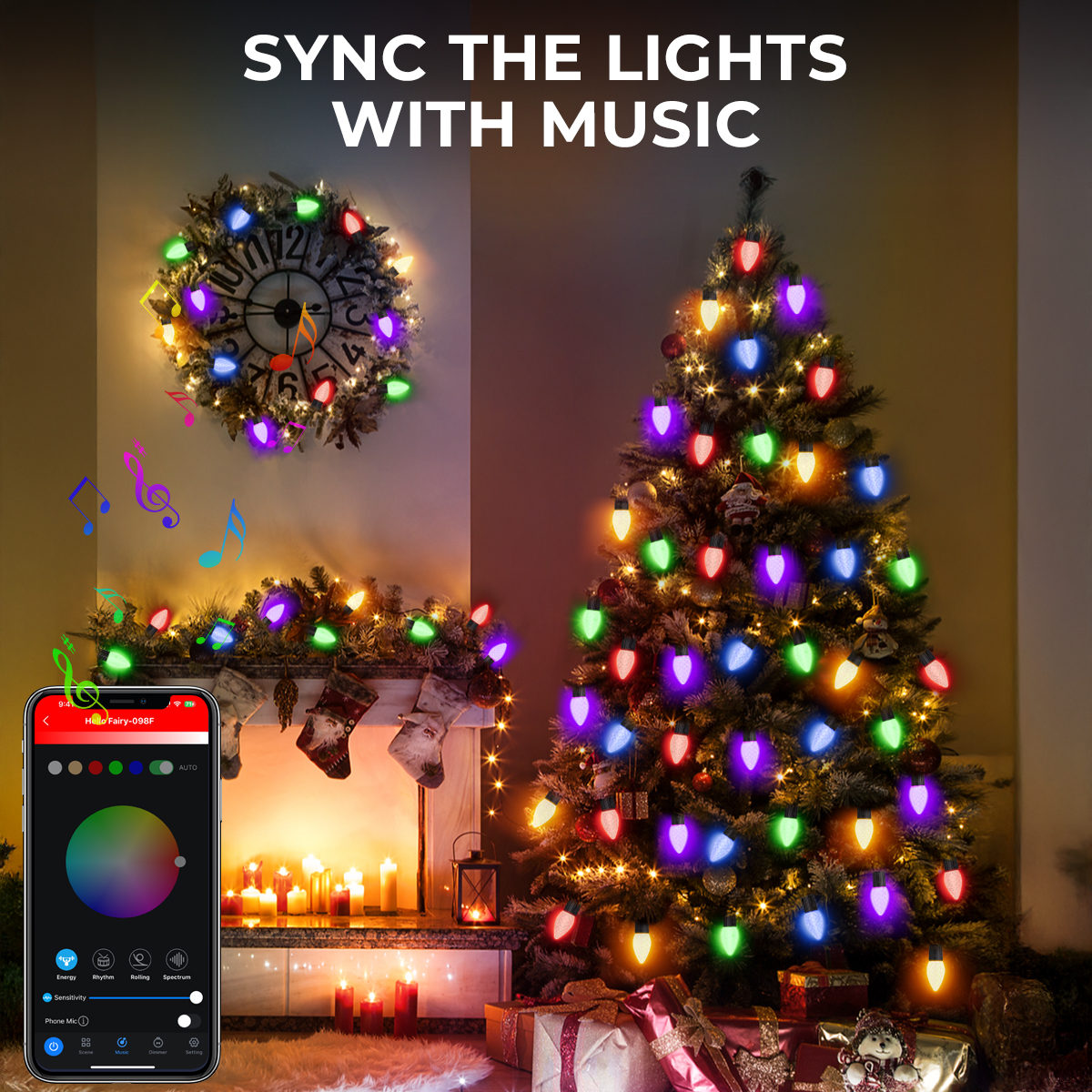 Avatar Controls 160ft Smart C9 Christmas String Lights photo 8