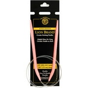 Lion Brand Circular Knitting Needles, 29", Size 10.5, Pink
