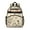 Black-101, variant on Mandala Cosmic Spiritual Spirituality School Backpack Adjustable Padded Straps Chest Strap Large Capacity Water-Resistant Backpack