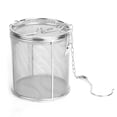 thumbnail image 1 of Stainless Steel Tea Infuser Strainer Spice Filter Basket 12 x 13cm, 1 of 10