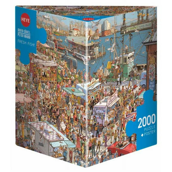 Heye Fresh Fish! 2000 Piece Puzzle