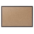 thumbnail image 1 of Quartet Cork Board, Bulletin Board, 4' x 3' Corkboard, Black Frame (2304B), 1 of 4