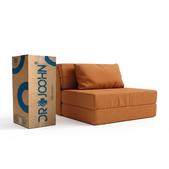 Sofá Cama Plegable Nube DR JOOHN Individual Naranja
