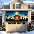 thumbnail image 5 of Trovenix Christmas Garage Door Large Festive Holiday Background Flag Decorative Banner For Garage Door Outdoor Indoor Home Party Holiday Decor, 5 of 8