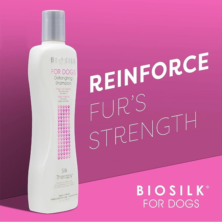 BioSilk Silk Therapy Detangling Dog Shampoo, 12 oz photo 2