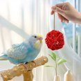 thumbnail image 4 of Beautynvta 2 Pcs Round Wicker Rattan Balls, 2'' Rattan Woven Decorative Ball Bowl Vase Filler, Wicker Balls for Birthday Home Party Table Centerpiece Wedding Decor, Red, 4 of 6