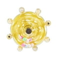 thumbnail image 3 of Runquan Bird Cage Toy Parrot Rotary Wheel Rattle for Cockatiels Parrotlets Lovebirds Yellow, 3 of 8