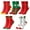 5 Pairs-Christmas Socks-A, variant on Actgleam 5 Pairs Christmas Socks Kids Boys Girls Colourful Funny Cotton Soft Warm Socks Christmas Gift 4-6T