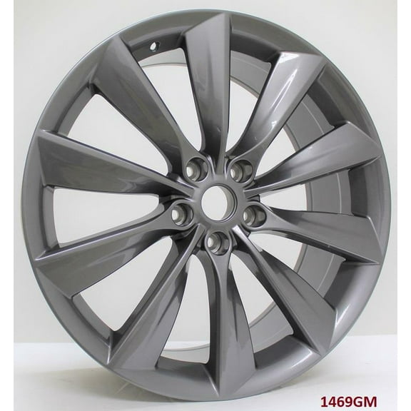 21" wheels fits TESLA MODEL S 85 P85 (staggered 21x8.5"/21x9")