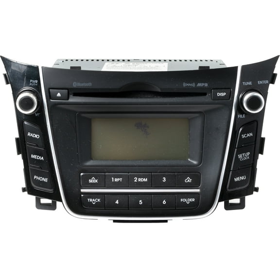 Restored 2014-2015 Hyundai Elantra AM FM Satellite Radio CD Player Bluetooth 96170A5160GU (Refurbished)