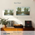 thumbnail image 3 of Elephant Stock Stream Side Ii Wall Art - Horizontal Multi Panel Canvas - Living Room Wall Decor - Nature Multi Panel - Gray And Green Decor By Tim O'toole - 23" x 14", 3 of 4