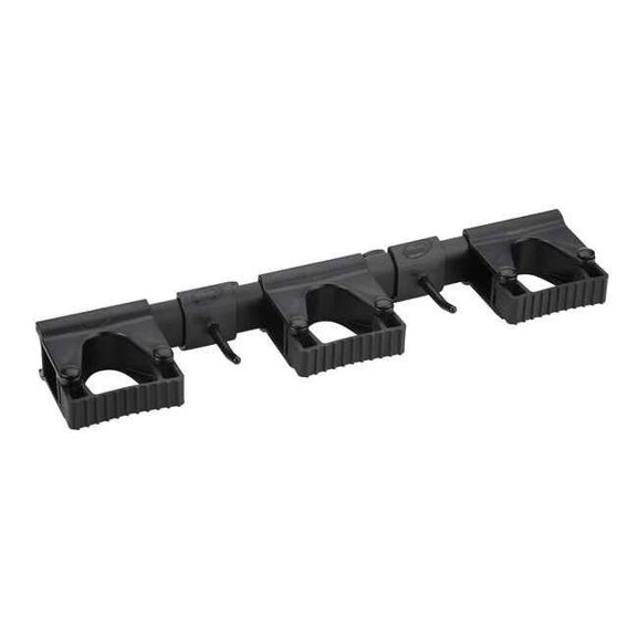Vikan Tool Wall Bracket,16 1/2 in L,Black 10119