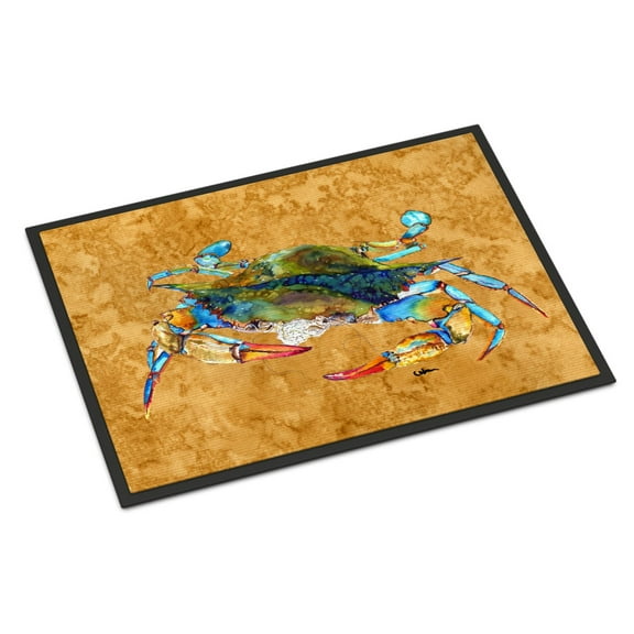 Carolines Treasures 8655-JMAT Crab Doormat 24x36 36"L x 24"W multicolor