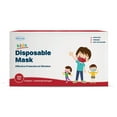 thumbnail image 3 of WeCare Disposable Face Mask, 3-Ply with Ear Loop (50 Individually Wrapped) - For KIDS - Red, 3 of 9
