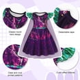 thumbnail image 4 of Benylion Girls Costumes Princess Birthday Party Dress Popular Musical Cosplay Halloween Outfits with Cape for 1-2 years, 4 of 6